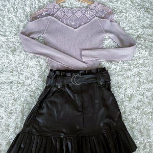Faux Leather skirt